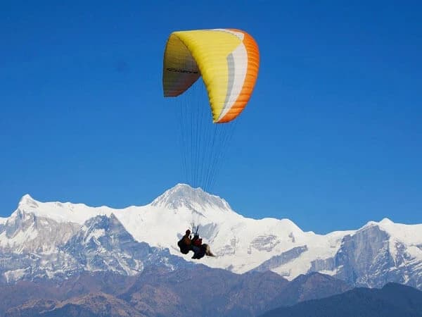 Himalayan peaks above Namche Bazaar on the Everest Base Camp trek, Nepal