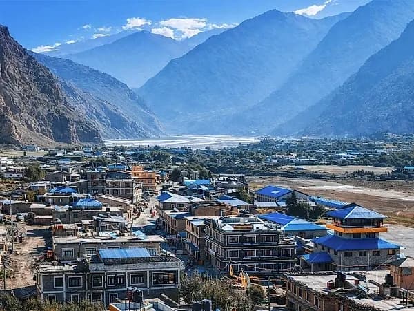 Thakali village of Tukuche in the Kali Gandaki valley, Mustang