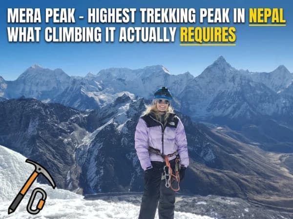 Mera Peak in the Hinku valley, Nepal