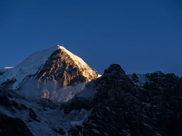 Khatung Kang Peak from High Camp