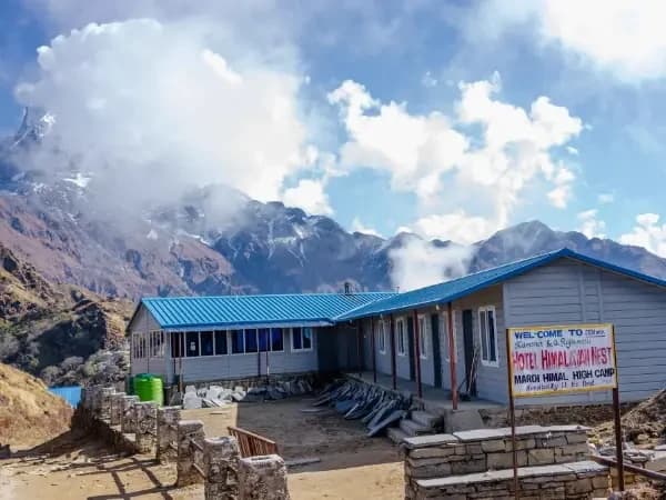 Teahouse on the Mardi Himal trail