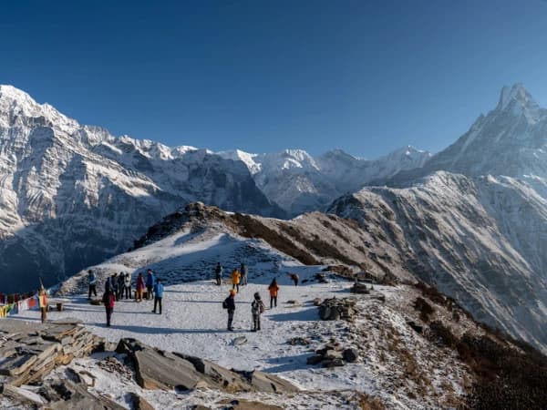 View From Mardi Himal Base Camp