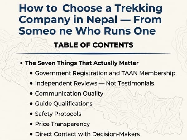 How to Choose a Trekking Company in Nepal — From Someone Who Runs One